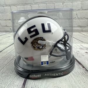 LSU Tigers‎ NCAA Alternate 2 (White) Schutt Mini Helmet!